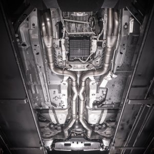 Ford Shelby GT500 Performance Exhaust - Stainless Works - Catback X-Pipe - Polished - 2020